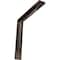 Ekena Millwork Stockport Steel Bracket, Hammered Brown 2"W x 12"D x 12"H BKTM02X12X12STHBR - alternate 1